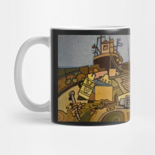 Dungeness Beach Fishing Boats Kent Mug